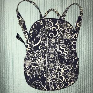 Vera Bradley “Twirly Bird Navy” Backpack